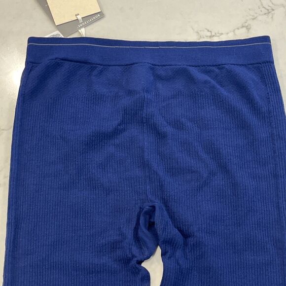 icebreaker NEW Mens L 200 Zone Seamless Leggings Base Layer Blue Merino Blend - Picture 6 of 15